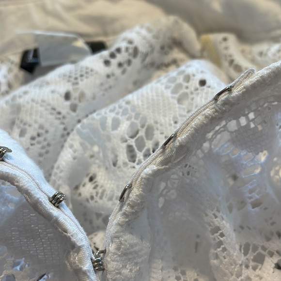 INC. International concepts lace vintage top-perfect condition-lined collar-cuff - Picture 6 of 7